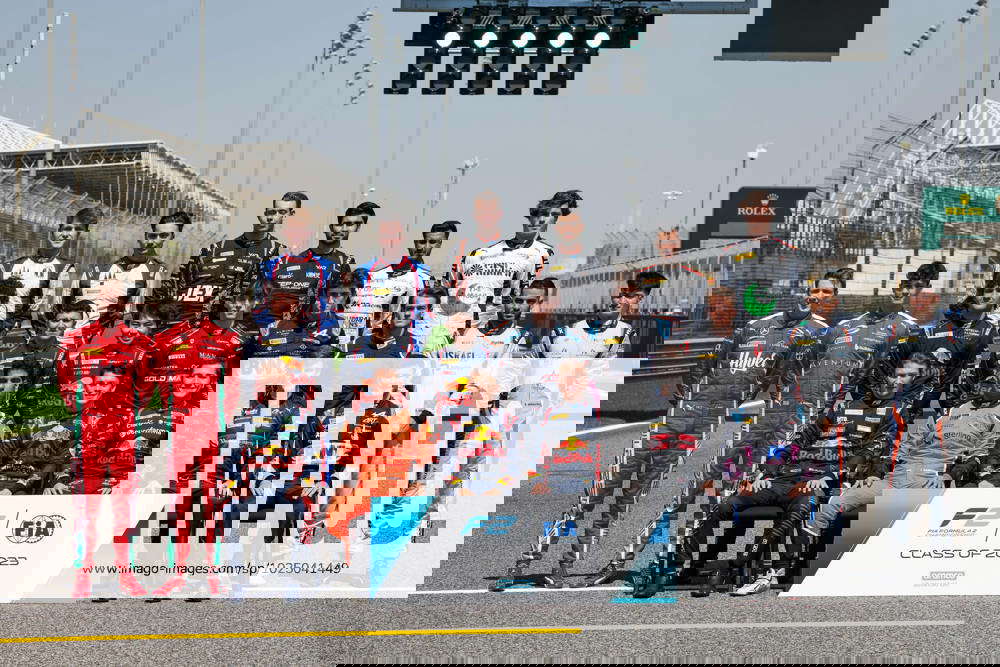 F2 drivers™ class picture during the 1st round of the 2023 FIA Formula