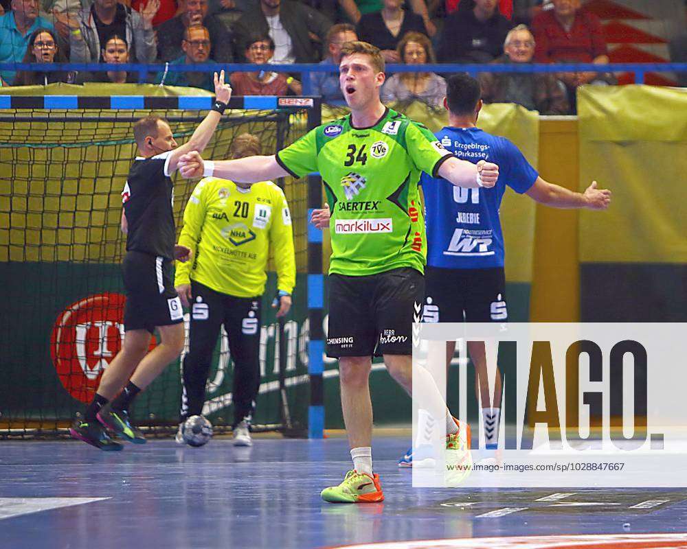 Anton Runarsson (Emsdetten) Handball Aufstiegsrunde zur 2.Liga EHV Aue