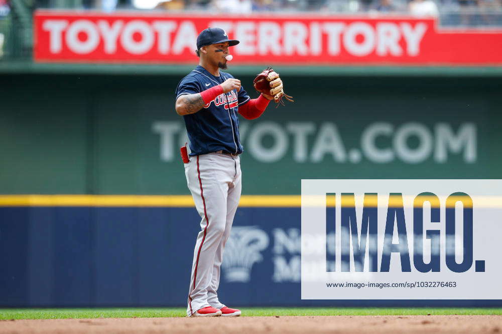 ATLANTA, GA – AUGUST 01: Atlanta shortstop Orlando Arcia (11