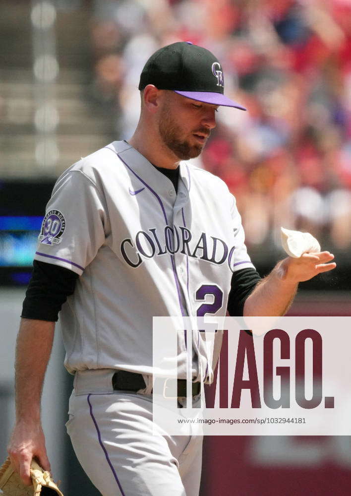 Photo: Colorado Rockies Starting Pitcher Austin Gomber - SLP2023080602 