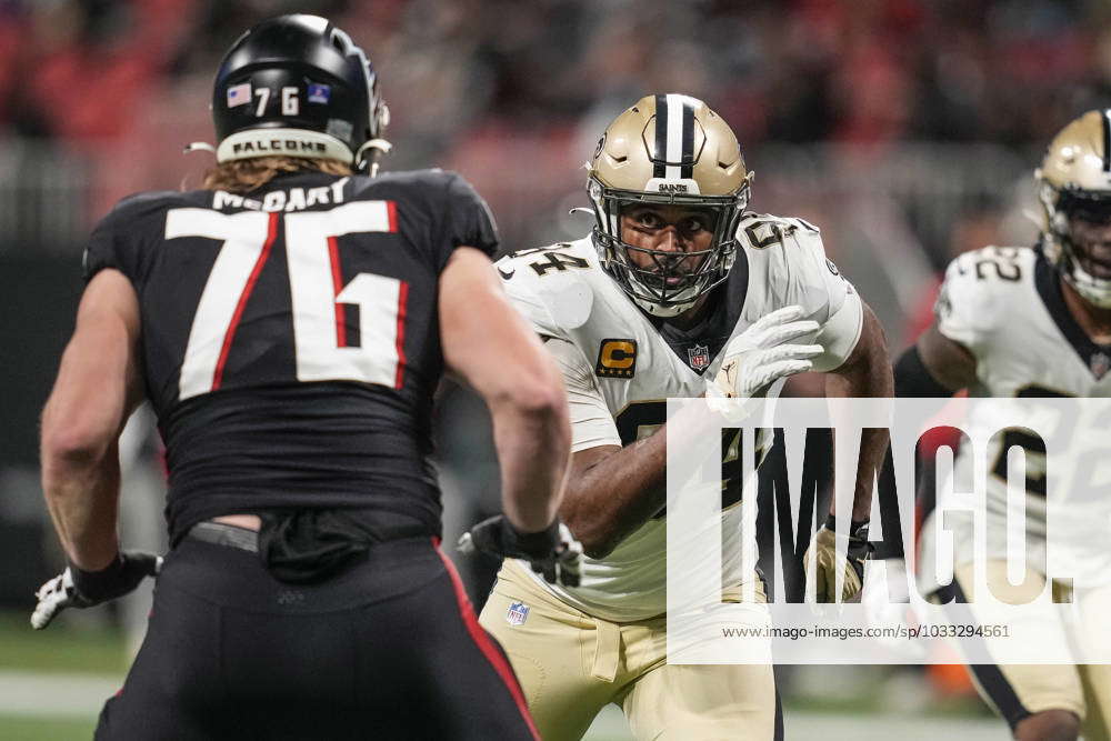 New Orleans Saints at Atlanta Falcons on January 9, 2022