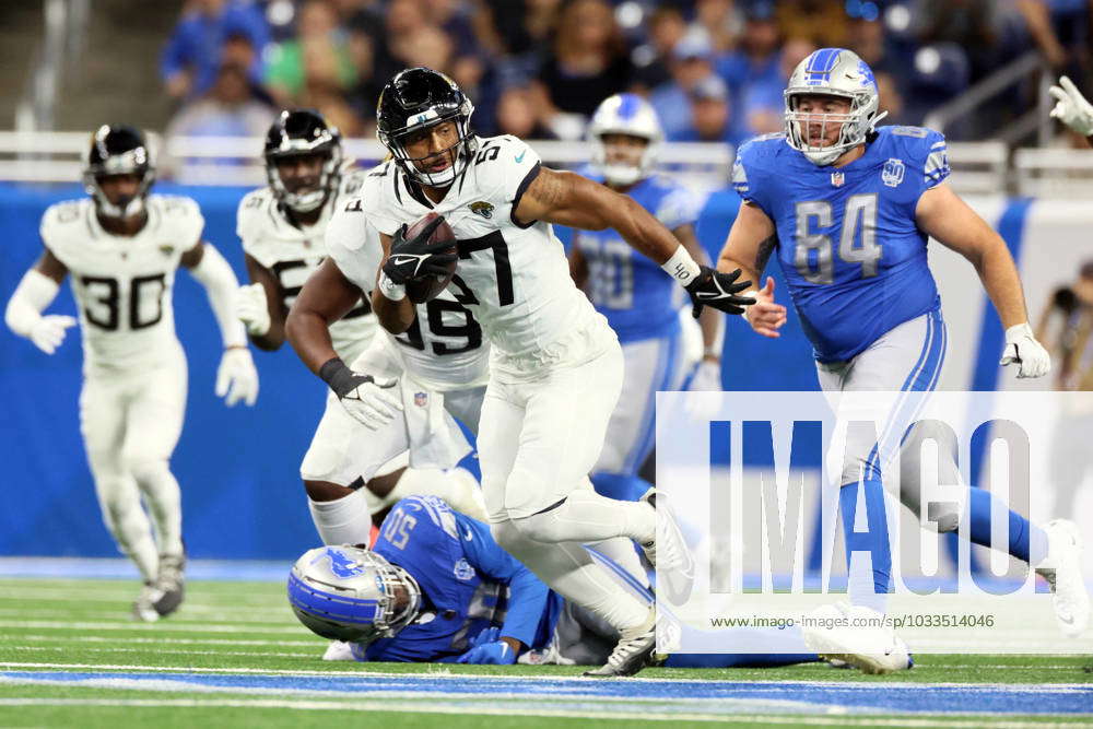 Jacksonville Jaguars linebacker Caleb Johnson (57) during the