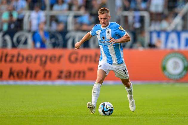 Fabian Greilinger of TSV 1860 Muenchen controls the ball during the News  Photo - Getty Images