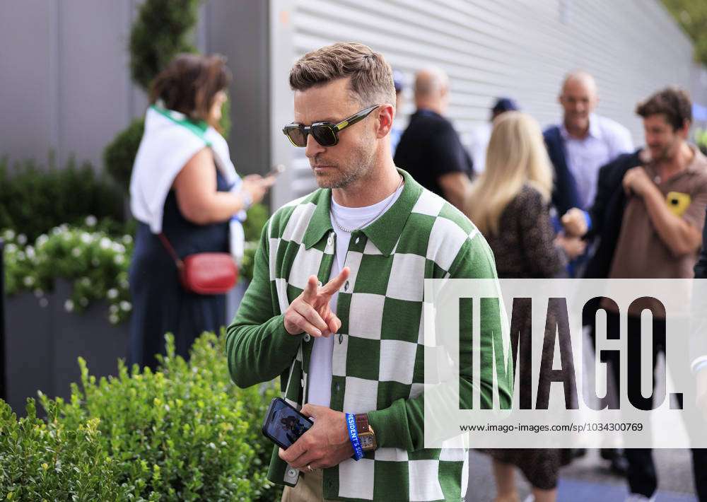 New York City, United States. 10th Sep, 2023. Justin Timberlake arrives at  the Men's final of The US Open in New York City, NY, USA on September 10,  2023. Photo by Charles