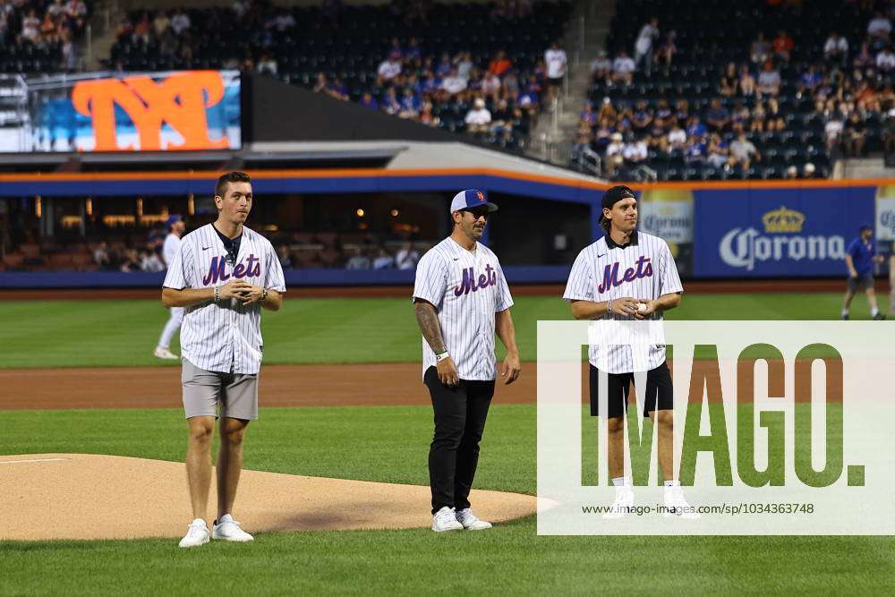 Cal Clutterbuck Throws Ceremonial First Pitch at NY Mets Game