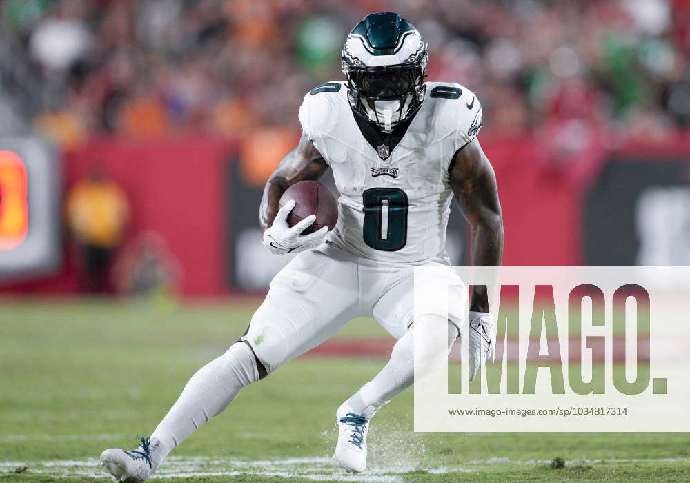 Philadelphia Eagles' D'Andre Swift plays during an NFL football game,  Thursday, Sept. 14, 2023, in Philadelphia. (AP Photo/Matt Slocum Stock  Photo - Alamy