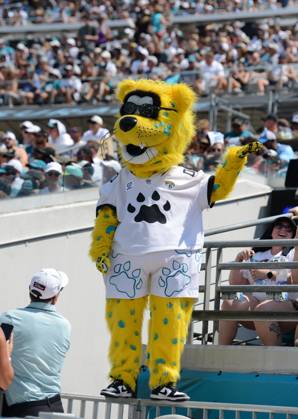 Jaxson, Jacksonville Jaguars-Maskottchen Redaktionelles Foto