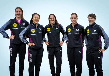 Table tennis, European Championships in Ljubljana, German Shooting Team