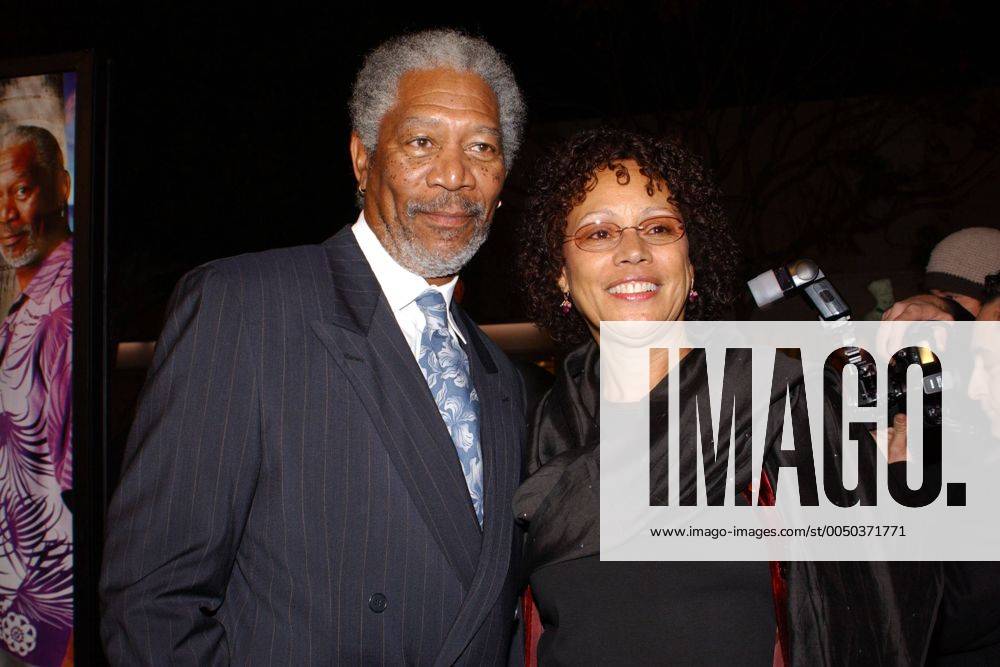 Schauspieler Morgan Freeman (li.) mit Ehefrau Myrna Colley-Lee (beide USA)  anlässlich der Filmpremi