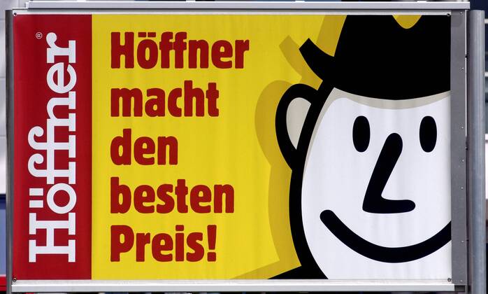 Werbung von Höffner - Möbelmarkt