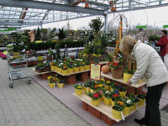 Kundin im Dehner Gartencenter in Hannover