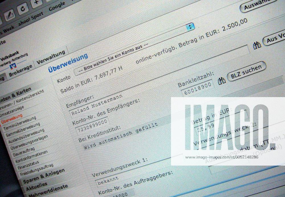 Online-Banking der Volksbank Herrenberg-Rottenburg