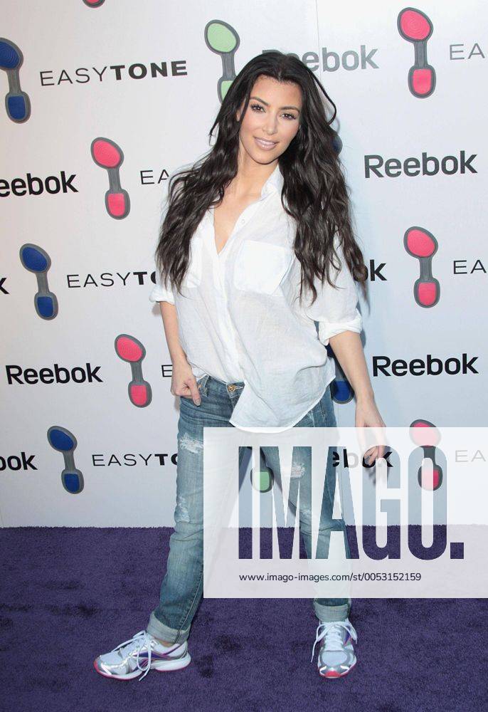 Schauspielerin Kim Kardashian w hrend der Reebok EasyTone Party