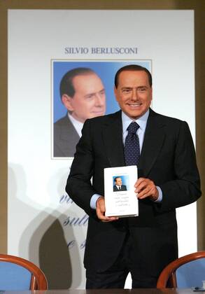 Silvio Berlusconi presents his book - L amore vince sempre sull invidia e sull  odio - in Rome