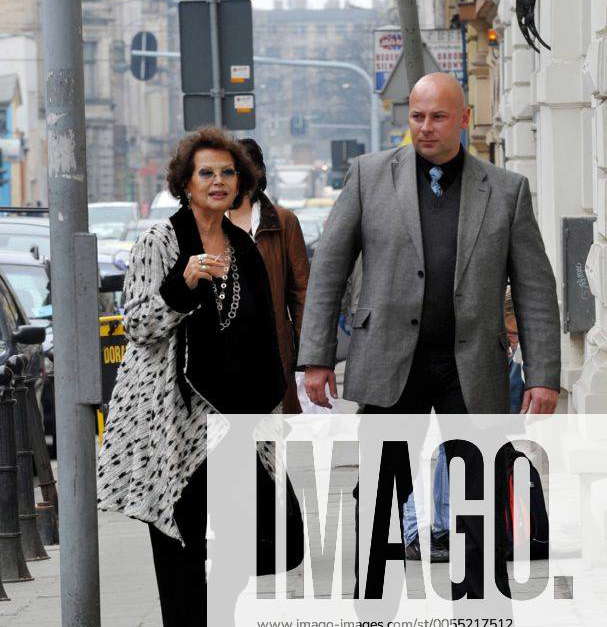 Claudia Cardinale smokes a cigarette on April 2, 2011 in the streets of ...