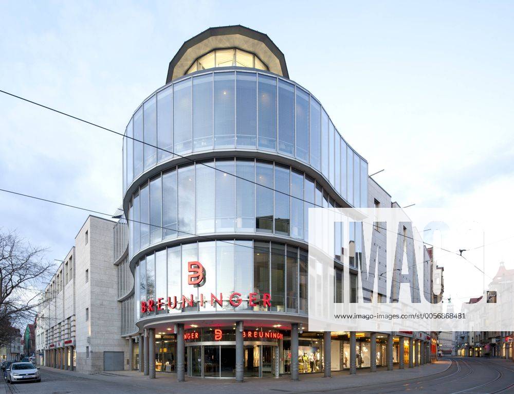 Geschäftshaus Breuninger, Erfurt, Thüringen, Deutschland, Europa, ÖffentlicherGrund iblrbb0212869