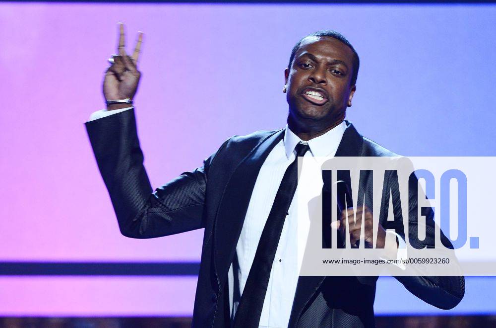 Host Chris Tucker Gestures During Bet Awards 13 At The Nokia Theatre In Los Angeles On June 