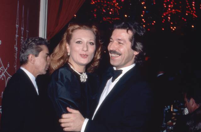 Die österreichische Balletttänzerin und Chansonsängerin Margot Werner mit  Ehemann Kaufmann Jochen