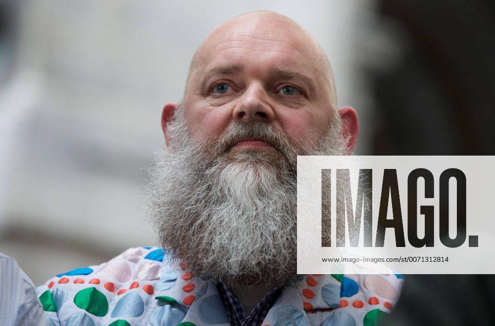 Belgian fashion designer Walter Van Beirendonck pictured during the  presentation of new Ikea