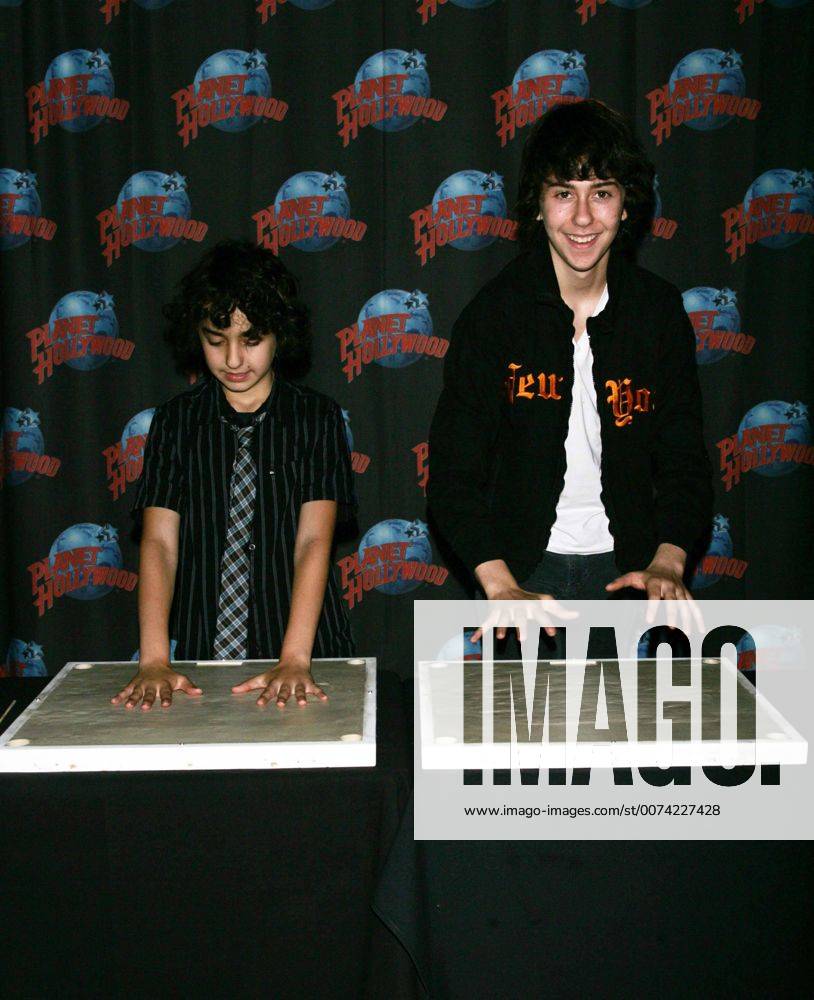 ALEX WOLFF (L) and NAT WOLFF (NAKED BROTHERS BAND) promote their  Nickelodeon Series and summer tour