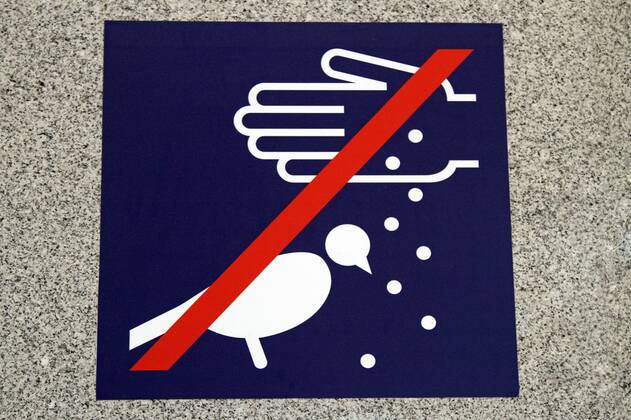 Tauben Fuettern Verboten Schild Fotos | IMAGO