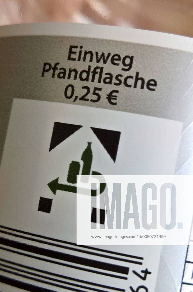 Einweg Pfandflasche. Als Einwegpfand, in der Schweiz Flaschendepot, bezeichnet man ein Pfand auf