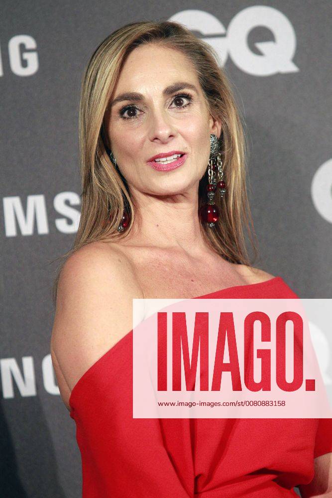 Marta Reyero attends the 2017 GQ Men of the Year awards. November 16