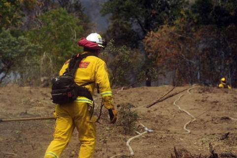 Boot Jack, California, USA - Boot Jack, California, U.S. - Firefighters ...