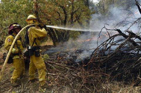 Boot Jack, California, USA - Boot Jack, California, U.S. - Firefighters ...