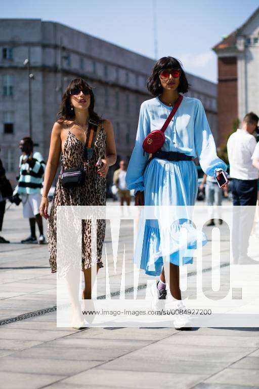 Babba C Rivera attending the Ganni runway show during Copenhagen Fashion  Week - Aug