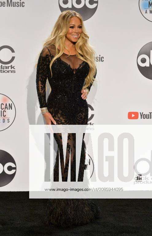 Singer Mariah Carey Appears Backstage During The 46th Annual American Music Awards At The Microsoft 