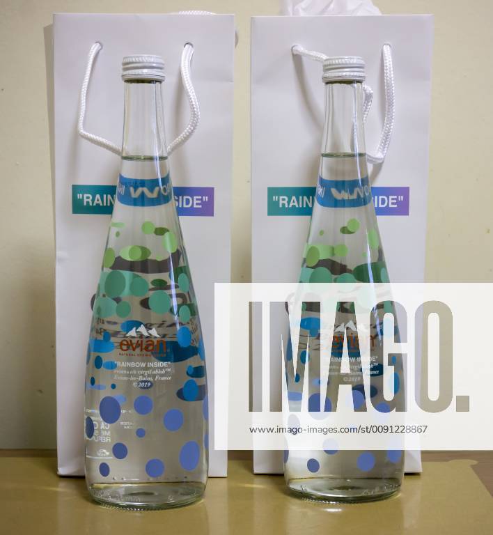 Evian Pop-Up for Limited-Edition Bottle by Virgil Abloh