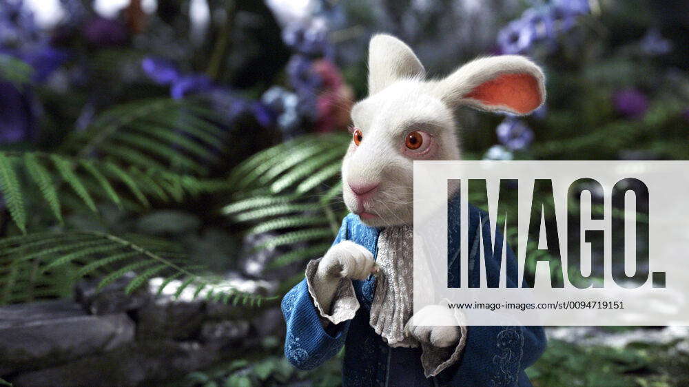 Alice In Wonderland White Rabbit Tim Burton Very Large White Rabbit