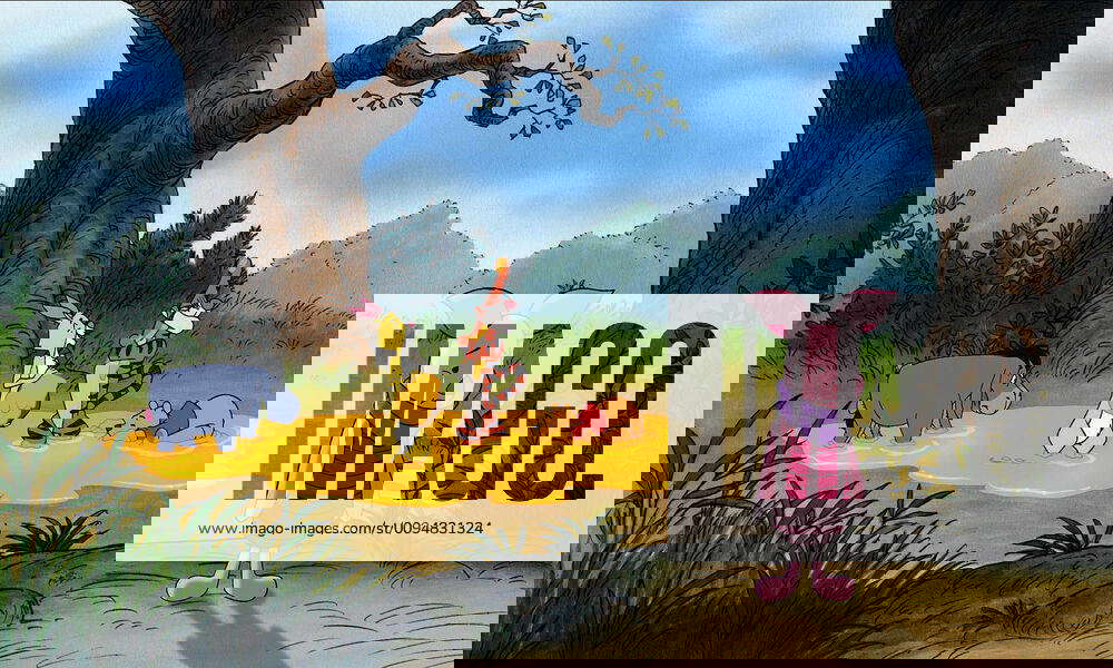 Eeyore And Rabbit Piglet, Kanga, Eeyore, Pooh, Rabbit 