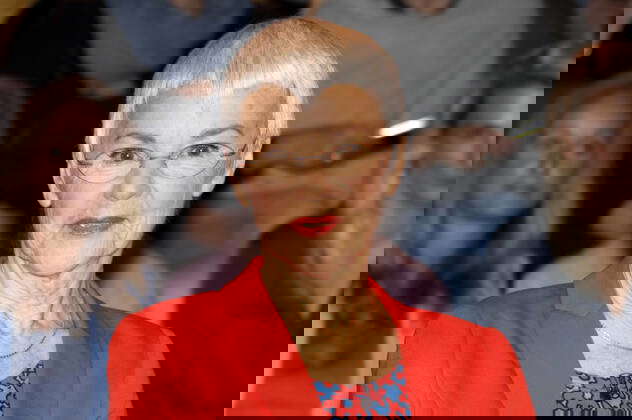 Gabriele Krone-Schmalz bei der Aufzeichnung der ZDF-Talkshow Markus Lanz im  Fernsehmacher Studio