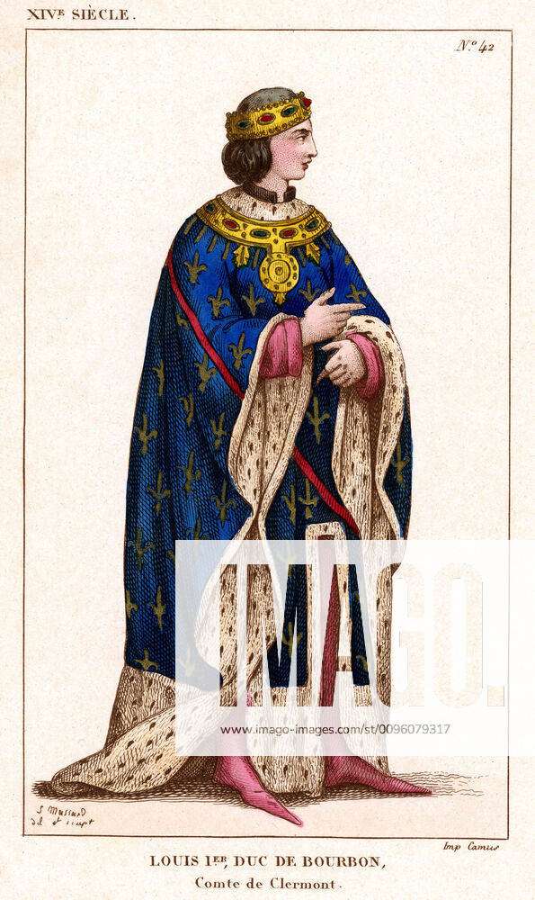 LOUIS 1er de BOURBON LOUIS 1er Duc de Bourbon (1279-1342), Comte de ...