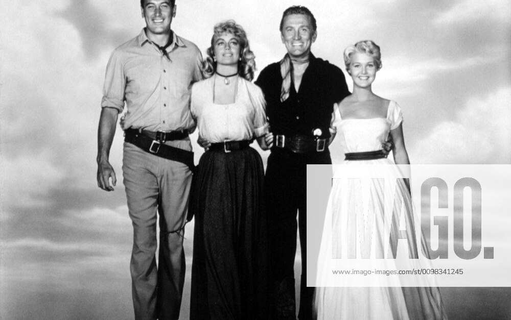 THE LAST SUNSET, Rock Hudson, Dorothy Malone, Kirk Douglas, Carol ...