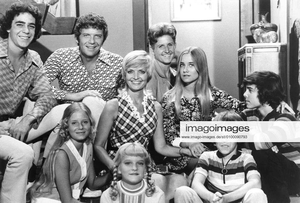 Grupo De Brady De Robert Reed Robert Reed The Brady Bunch Hi Res Stock