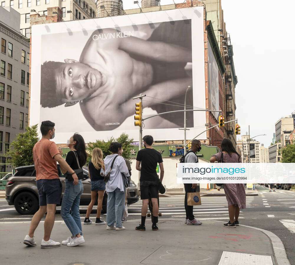 Calvin Klein billboard in New York The Calvin Klein billboard in the Soho  neighborhood of New