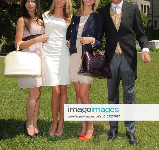 Faber-Castell Hochzeit 26.05.2012 Zwillinge Sarah und Victoria Graefin von Faber-Castell (2.v.l