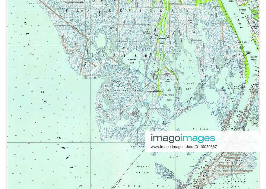 West Delta, Louisiana, map 1958, 1:62500, United States of America by ...