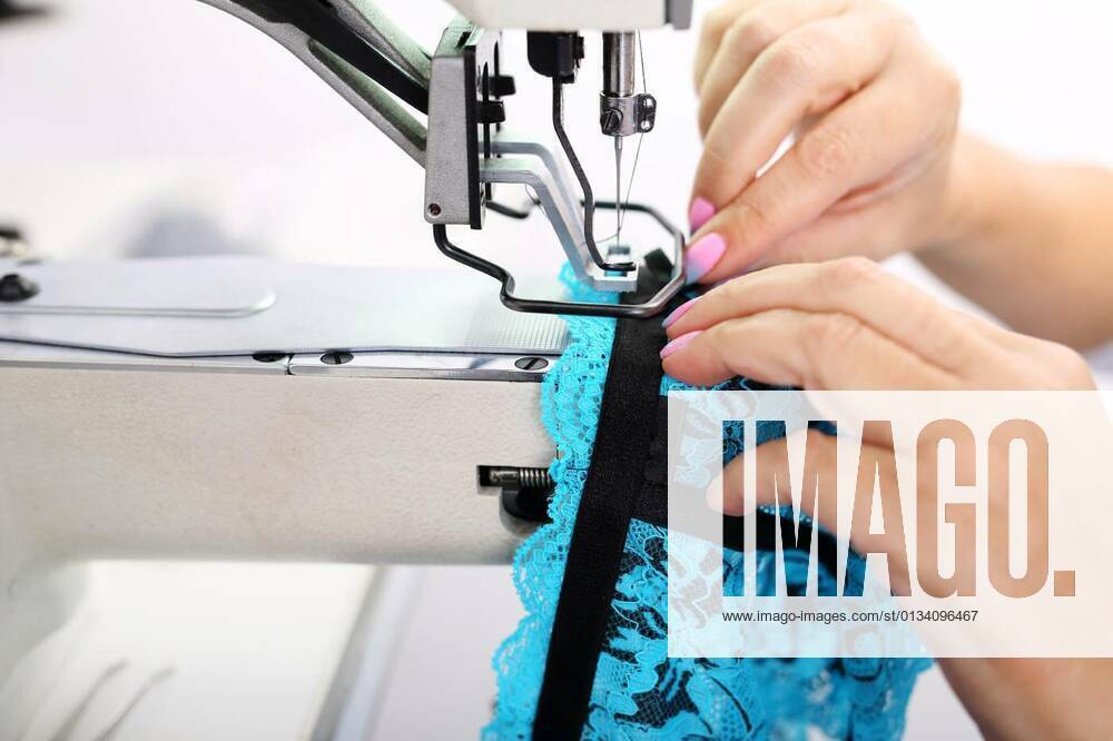 Sewing underwear. sewing on the machine