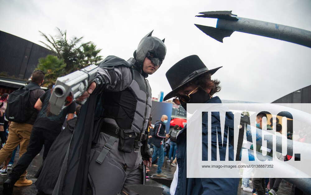 Father His Son Cosplay Dc Character Editorial Stock Photo - Stock Image