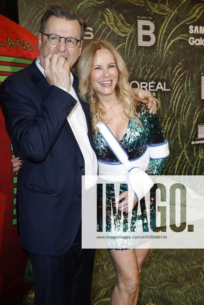 Katja Burkard mit Hans Mahr PLACE TO B Party im Rahmen der Berlinale am