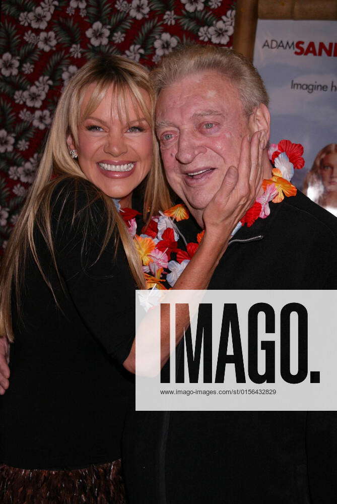 Rodney Dangerfield and wife Joan at the Los Angeles premiere of 50 First  Dates at Mann