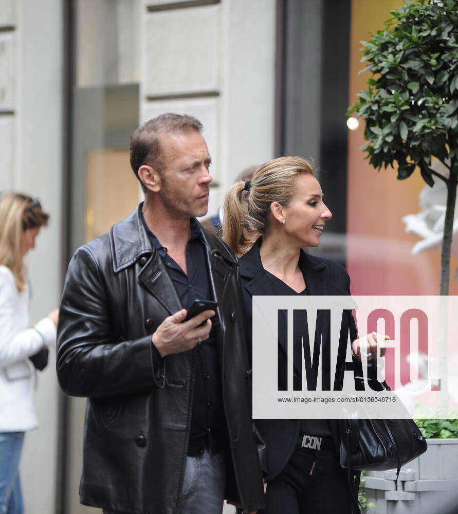 Milan Rocco Siffredi After Having Lunch With His Wife Rosa