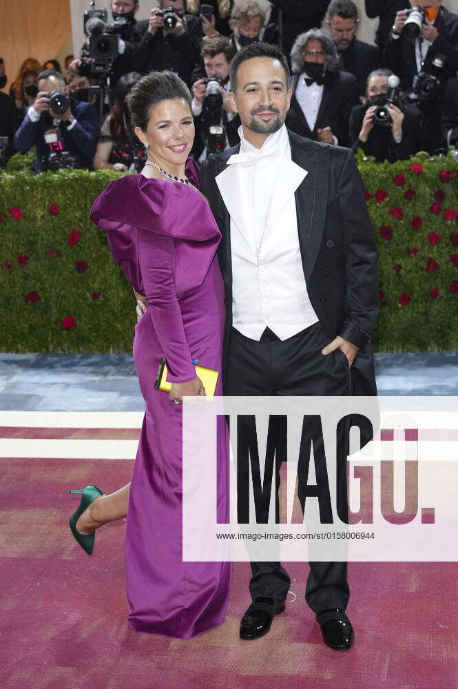 Lin Manuel Miranda mit Ehefrau Vanessa Nadal bei der Met Gala 2022