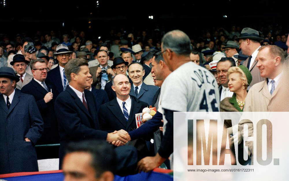 Opening Day of the 1961 Baseball Season, 1:10PM. President John F