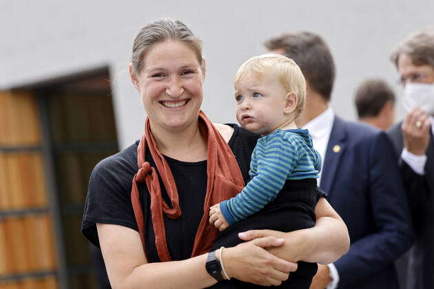 Anna Rau, Tochter des ehemaligen Bundespräsidenten Johannes Rau, bei ...