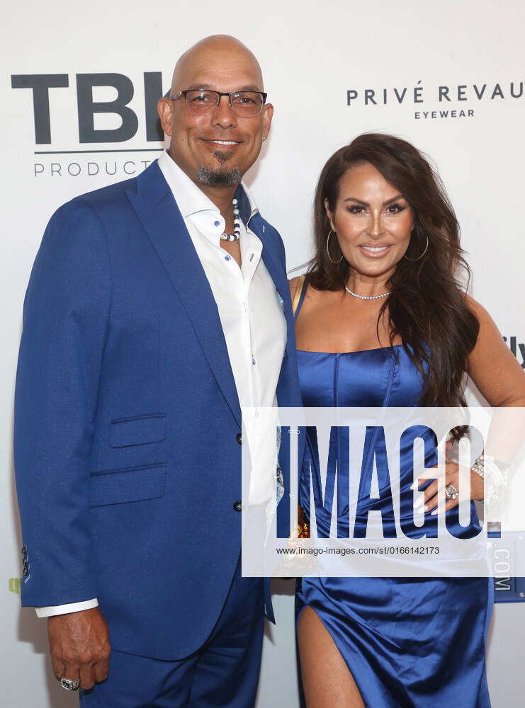 Beverly Hills, United States. 18th Aug, 2023. BEVERLY HILLS, LOS ANGELES,  CALIFORNIA, USA - AUGUST 18: Rebecca Villalobos and David Justice arrive at  the 23rd Annual Harold And Carole Pump Foundation Gala